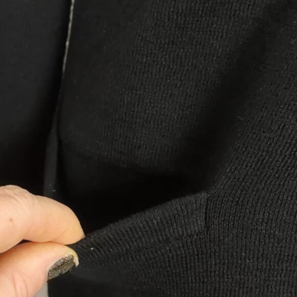 J Crew Mercantile Collarless Blazer Black Cardigan Size XS - Picture 12 of 15